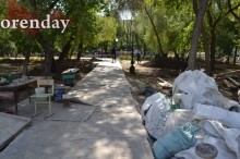 Реновация оренбургского парка &laquo;Салют, Победа!&raquo; затягивается