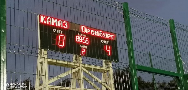 ФК "Оренбург" на выезде разгромил КАМАЗ