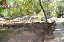 Реновация оренбургского парка &laquo;Салют, Победа!&raquo; затягивается