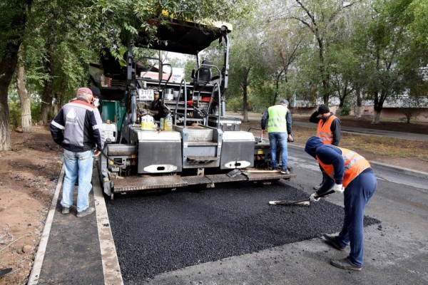Ремонт дороги на улице Степана Разина в Оренбурге будет завершен до конца сентября