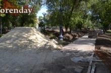 Реновация оренбургского парка &laquo;Салют, Победа!&raquo; затягивается