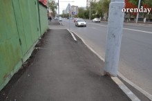 В Оренбурге есть тротуар, который стороной обходят пешеходы