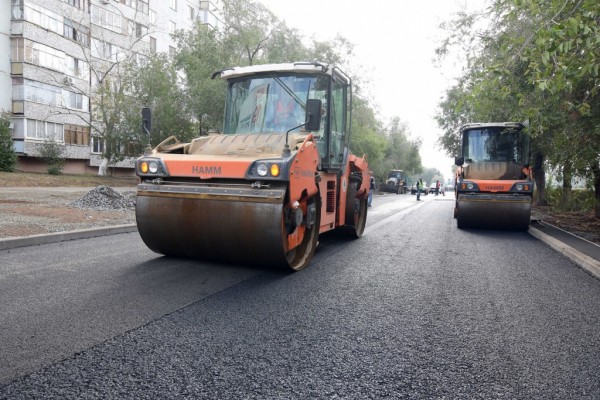 Ремонт дороги на улице Степана Разина в Оренбурге будет завершен до конца сентября