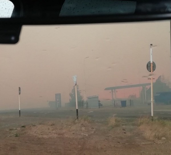 К Медногорску снова подбирается крупный пожар