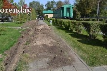 Реновация оренбургского парка &laquo;Салют, Победа!&raquo; затягивается