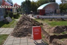 Реновация оренбургского парка &laquo;Салют, Победа!&raquo; затягивается