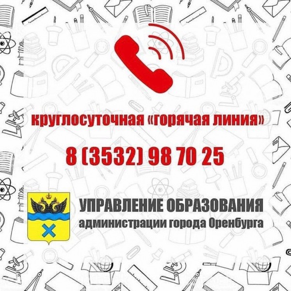 В Оренбурге работает горячая линия по вопросам организации обучения с использованием дистанционных технологий