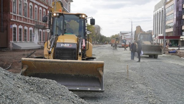 В Оренбурге продолжается капитальный ремонт двух улиц в центре города