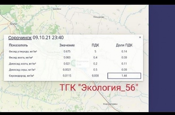 В Сорочинске очередной выброс: горожане ждут лабораторию Росприроднадзора