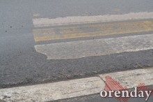 «Долговечная» разметка исчезла с большинства улиц Оренбурга «Долговечная» разметка исчезла с большинства улиц Оренбурга