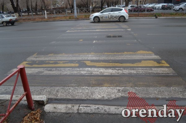 &laquo;Долговечная&raquo; разметка исчезла с большинства улиц Оренбурга