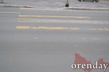 &laquo;Долговечная&raquo; разметка исчезла с большинства улиц Оренбурга