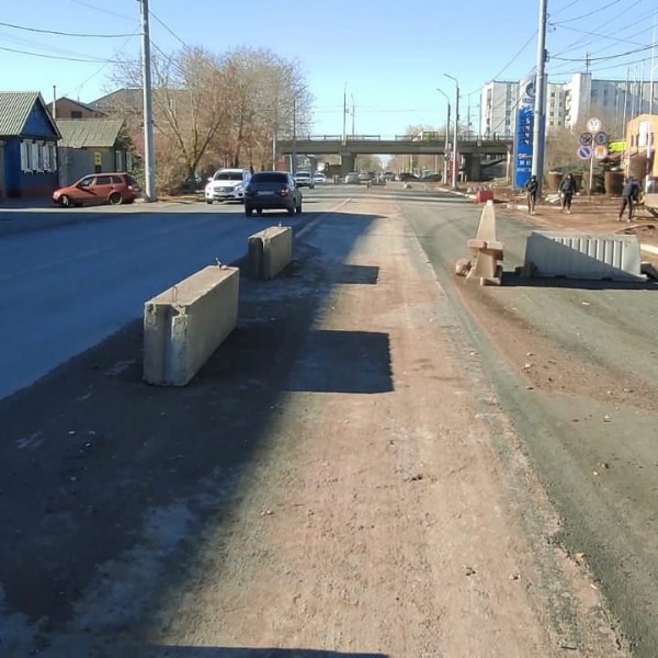 Участок ул. Шевченко в Оренбурге будет благоустроен после завершения работ по строительству новых тепловых сетей