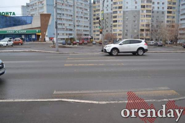 &laquo;Долговечная&raquo; разметка исчезла с большинства улиц Оренбурга