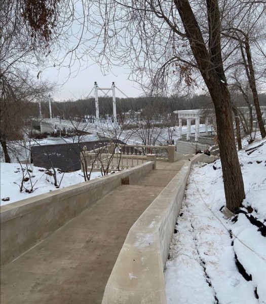 Ремонт Елизаветинского спуска в Оренбурге завершен