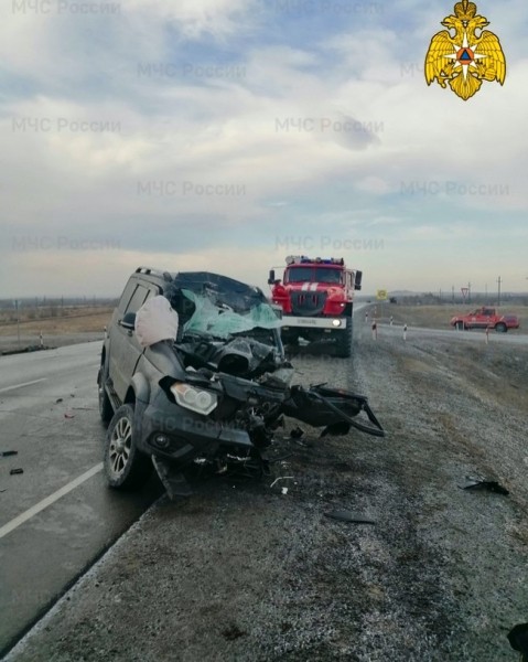 Под Кувандыком, попав в дорожную аварию, погиб водитель "УАЗ Патриот"