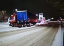 В Орске грузовик столкнулся с четырьмя легковыми автомобилями