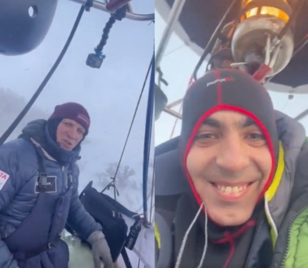 На пути к мировому рекорду: в Оренбуржье взлетел воздушный шар со спортсменами