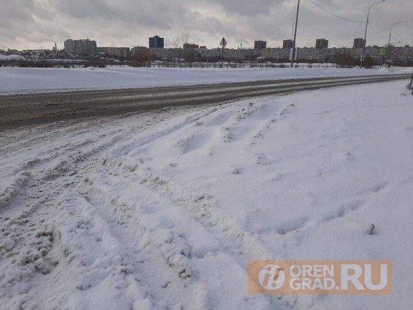 Снегопад покидает Оренбургскую область