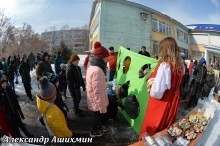 Ребятня&nbsp;из оренбургского социально-реабилитационного центра &laquo;Гармония&raquo; ярко отметила Масленицу