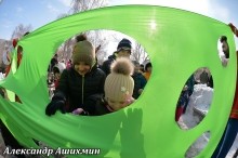 Ребятня&nbsp;из оренбургского социально-реабилитационного центра &laquo;Гармония&raquo; ярко отметила Масленицу