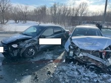 На Никельской объездной в Орске в лобовом ДТП пострадал мужчина