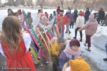 Ребятня&nbsp;из оренбургского социально-реабилитационного центра &laquo;Гармония&raquo; ярко отметила Масленицу