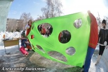 Ребятня&nbsp;из оренбургского социально-реабилитационного центра &laquo;Гармония&raquo; ярко отметила Масленицу