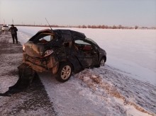 В Бузулукском районе в страшном ДТП с КАМАЗом погибли подросток и его мать(18+)