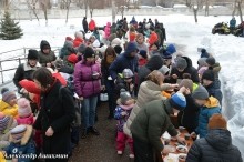 Ребятня&nbsp;из оренбургского социально-реабилитационного центра &laquo;Гармония&raquo; ярко отметила Масленицу