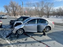 На Никельской объездной в Орске в лобовом ДТП пострадал мужчина