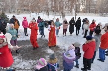 Ребятня&nbsp;из оренбургского социально-реабилитационного центра &laquo;Гармония&raquo; ярко отметила Масленицу