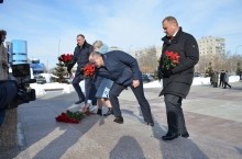 В Оренбурге почтили память Героя России Александра Прохоренко