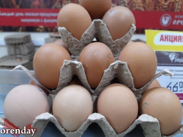 Почём в Оренбурге можно приобрести куриное яйцо к Пасхе