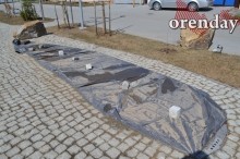 В Соль-Илецке перед приездом Дениса Паслера вычищали центр города и мыли асфальт